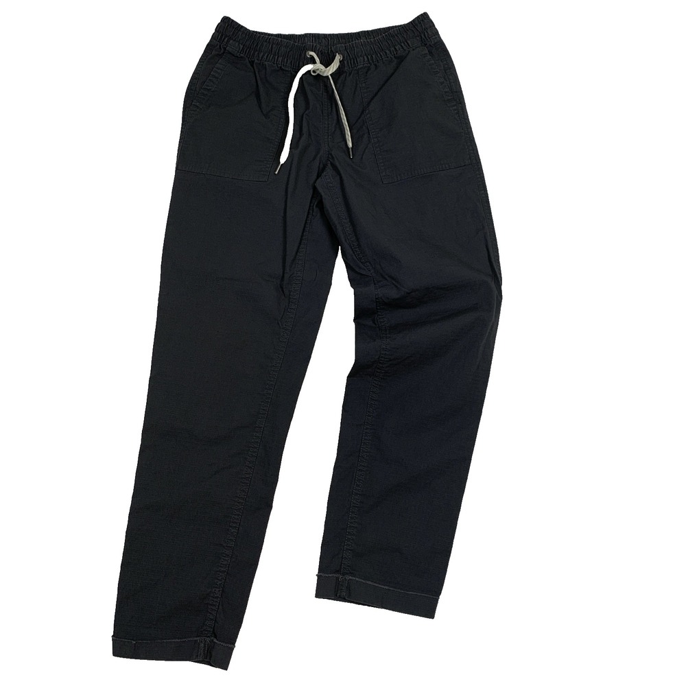Vuori Womens Charcoal Gray Ripstop Travel Jogger Pants Size M Tapered Leg